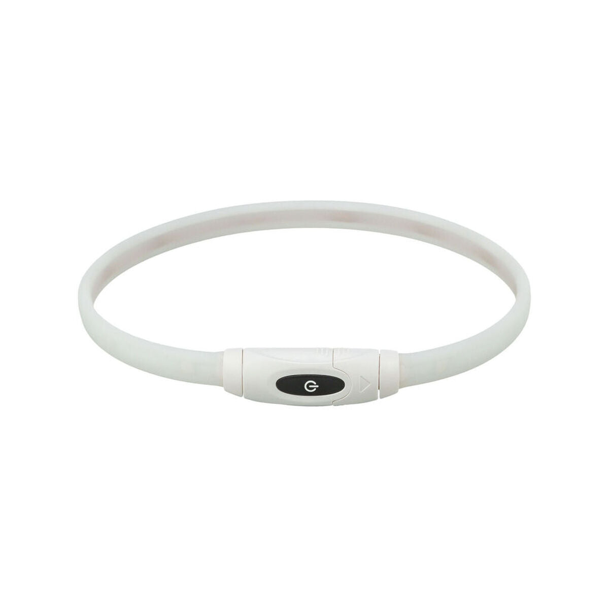 Heller, ausgeschalteter Flash-USB-Leuchtring mit Bedienknopf