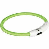 LED-Halsband für Haustiere Trixie Flash USB grün – Produktansicht 1