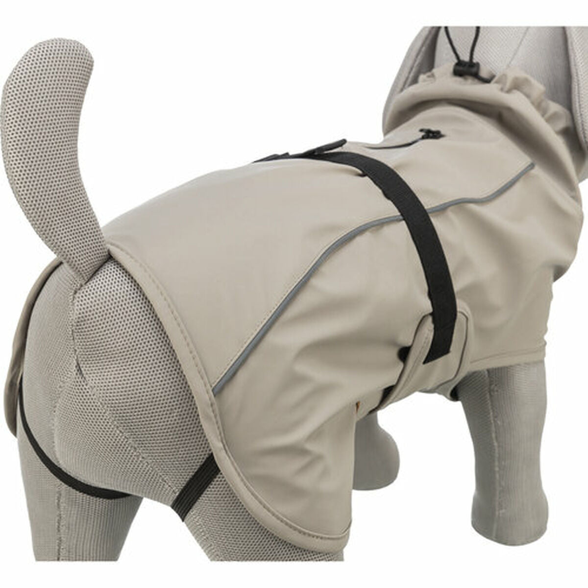 Regenmantel für Hunde Trixie Sand M – Produktansicht 10