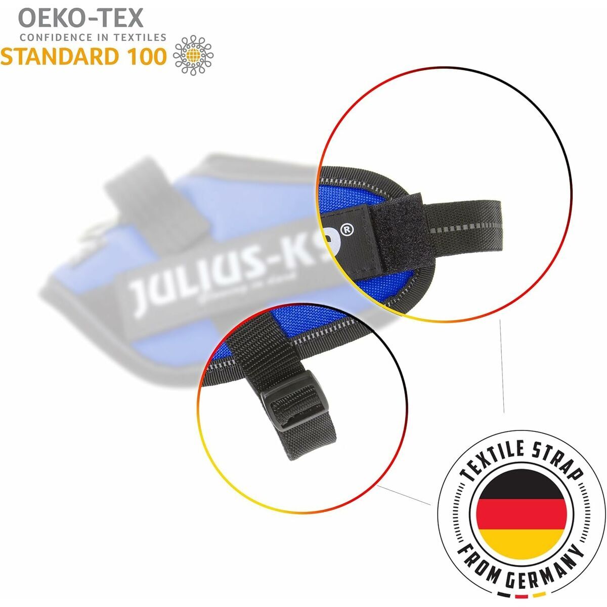 Hundegeschirr Julius K9 IDC Schwarz – Produktansicht 9