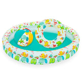 Bestway Aufblasbares Kinderpool 2 Ringe Set 122x20 cm +2 Jahre Garten 51124 – Ben's Garden – Produktansicht 1