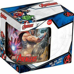 Geschenkbox der STOR Avengers Keramiktasse mit mehreren Marvel-Helden