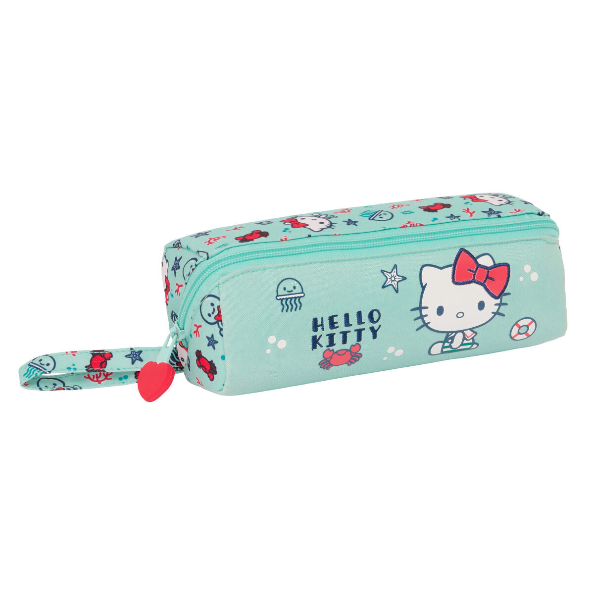 Schulmäppchen Hello Kitty Sea lovers türkis 22 x 10 x 10 cm – Produktansicht 1