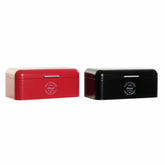 Brotkorb DKD Home Decor 42,5 x 24 x 17 cm Rot Schwarz Metall Vintage (2 Stück) – Produktansicht 1