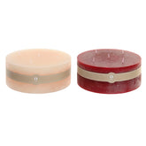 Kerze Home ESPRIT Rot Creme Weihnachten 25 x 25 x 10 cm (2 Stück) – Produktansicht 1