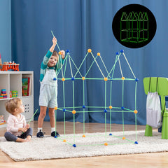 Holz Memory-Schach & Festungsbau-Set für Kinder InnovaGoods – Produktansicht 8