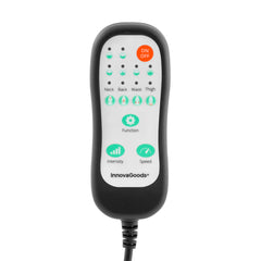 Kabelfernbedienung der Masseatsu mit Tasten für Bereiche, Programm, Intensität und Geschwindigkeit