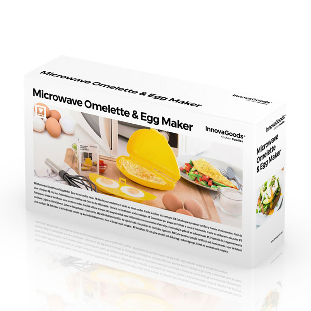 Originalverpackung des Mikrowellen-Omelettbereiters mit Eier-Einsatz