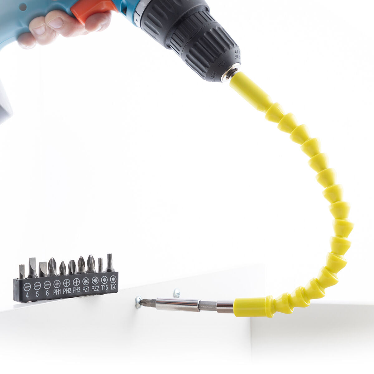 Biegsame magnetische Schraubendreherverlängerung mit Zubehör Drillex – Ben's Tools – Produktansicht 6