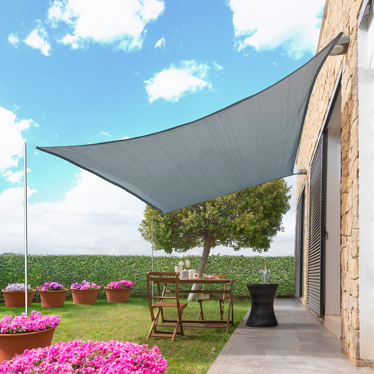Rechteckiges Sonnensegel Shazail InnovaGoods 2 x 3 m – Produktansicht 9