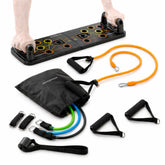 Set Liegestützbrett Push-Up und Widerstandsbänder mit Zubehör und Übungsanleitung InnovaGoods – Produktansicht 1