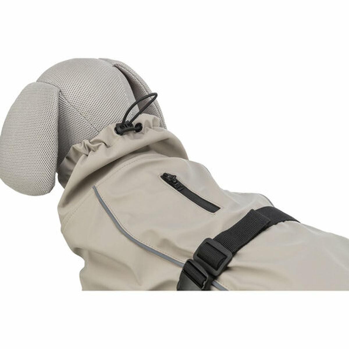 Regenmantel für Hunde Trixie Sand M – Produktansicht 4