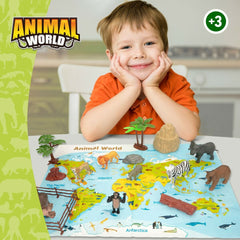 Kind ab drei Jahren vor Colorbaby Wildtierfiguren und Landschaftszubehör