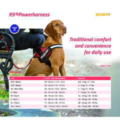 Hundegeschirr Julius K9 Power Blau M/L – Produktansicht 2