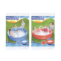 Bestway Hüpfburg Kinder 3 Ringe Eco Sortierte Farben 152x30 cm +2 Jahre Garten 51026 – Ben's Garden – Produktansicht 2