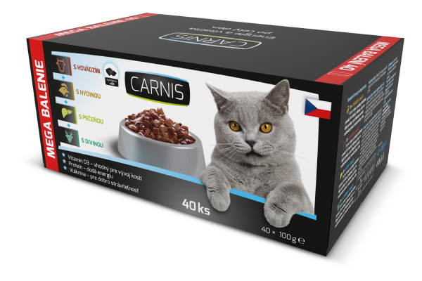 Carnis Katzen-Pouches 4 Sorten – Megapack