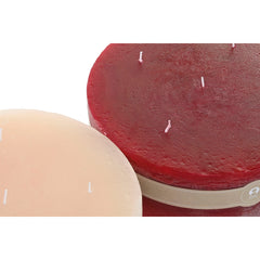 Kerze Home ESPRIT Rot Creme Weihnachten 25 x 25 x 10 cm (2 Stück) – Produktansicht 3