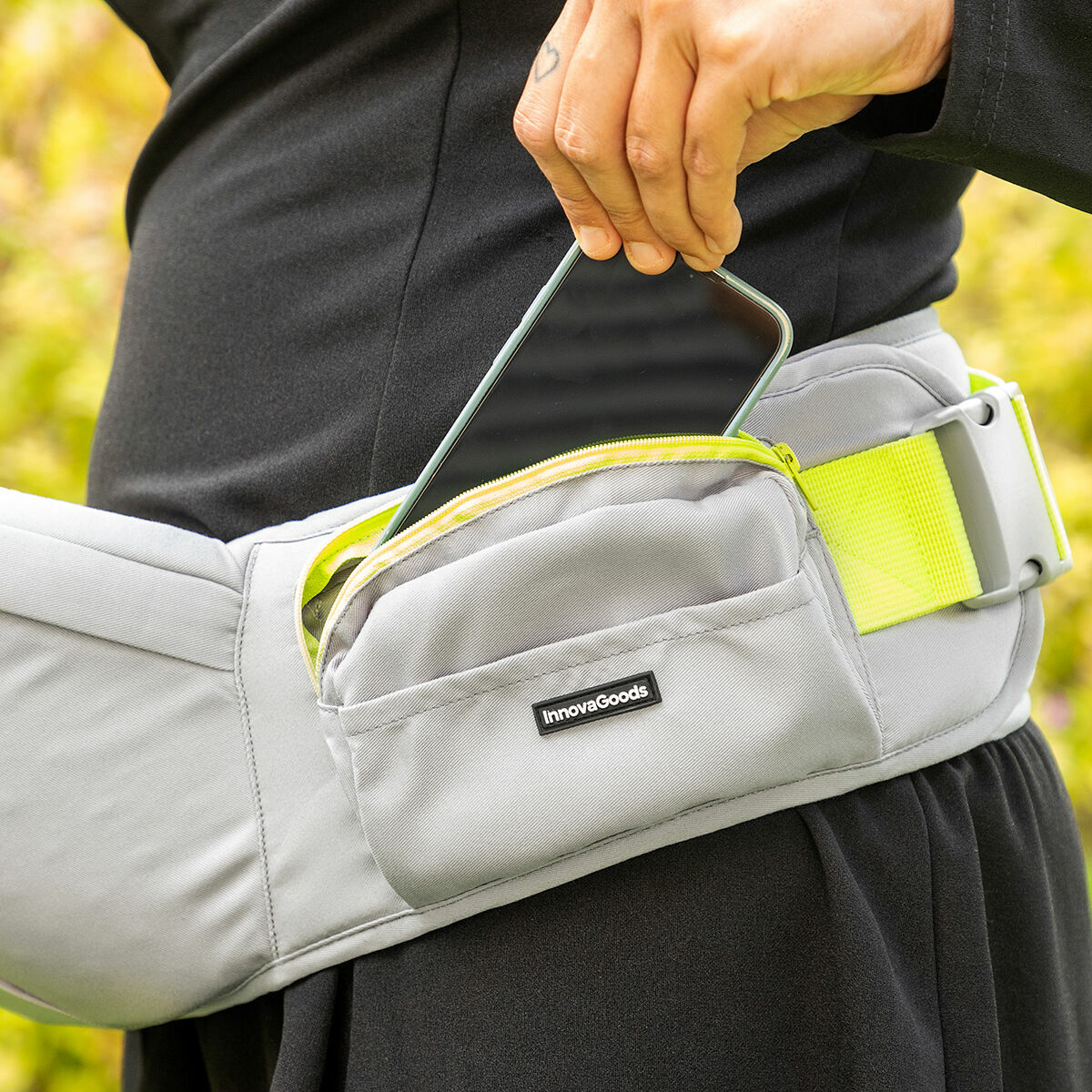 Anpassungsfähige Babytrage mit 2 Taschen Seccaby – Ben's Kids – Produktansicht 3