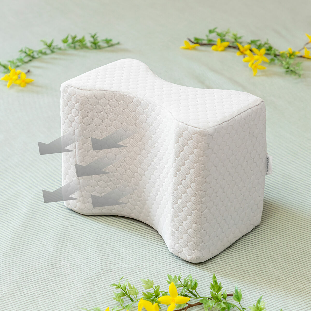 InnovaGoods Lerellow Knie- und Beinkissen mit Befestigungsband