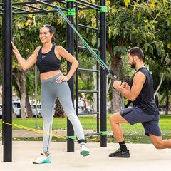 Widerstandsband-Set & Bauchtrainer mit Zubehör & Übungsanleitung InnovaGoods – Produktansicht 3